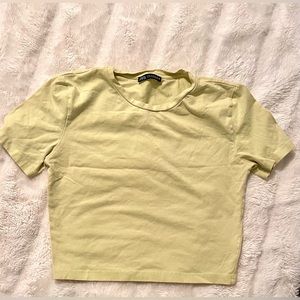 Zara cropped tee
